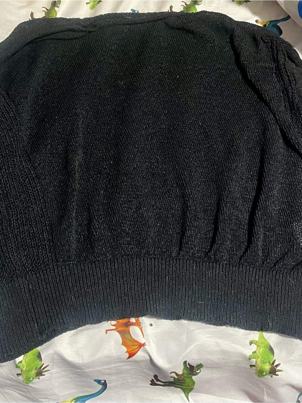 Woman’s Black Knit Sweater - Classic Crewneck